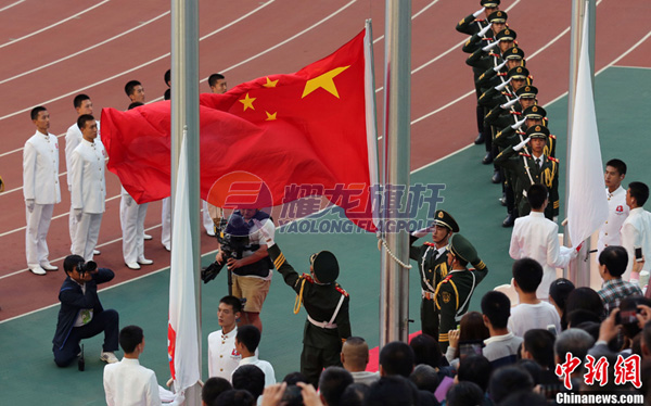 耀龍不銹鋼旗桿廠家直銷，奧運會世博會大運會指定供應商